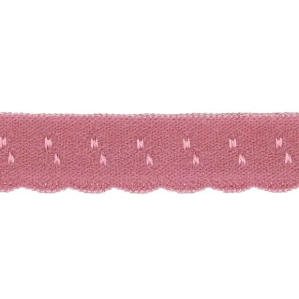Lingerie Elastisch Vouwkant - Dark Old Pink