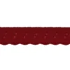 Lingerie Elastisch Vouwkant - Dark Red