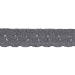 Lingerie Elastisch Vouwkant - Dark Grey
