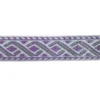 Luxe Tassenband - Flower and Stripes - Beige/Lilac