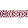 Luxe Tassenband 38mm -Mexico Aztec - Cassis