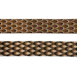 Luxe Tassenband - Peacock - Brown/Black/Ocher
