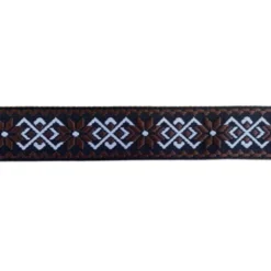 Luxe Tassenband - Snowflake - Brown/Black/White