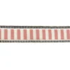 Luxe Tassenband - Stripes - Champagne/Old Pink