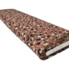 Lycra - Black and Beige Panther Spots on Light Brique