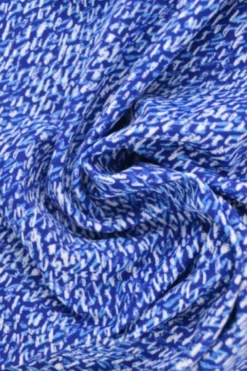 Lycra - Blue Scribbles