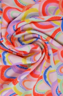 Lycra - Bright Colored Rainbows