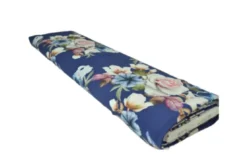 Lycra - Digital Flowers on Blue