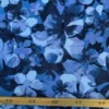 Lycra - Flowers in Blue
