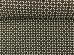 Lycra - Graphic daisy red