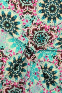 Lycra - Ibiza Design Blue/Pink/Brown