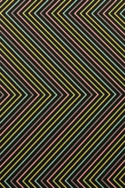 Lycra - Pastel Stripes on Black