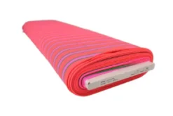 Lycra - Summer Stripes Orange/Pink/Green