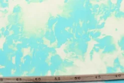 Lycra - Tie Dye Bright Aqua