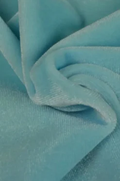 Lycra Velours Aqua - 06
