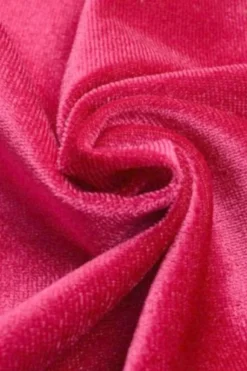 Lycra Velours Fuchsia Roze - 50