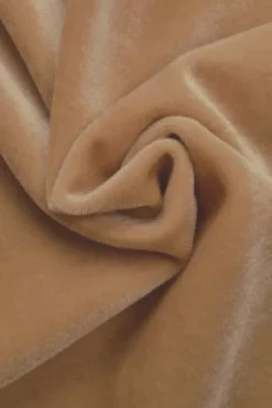 Lycra Velours Licht Beige - 12