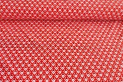 Lycra - White Art on Dark Orange