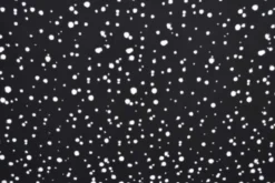 Lycra - White Dots on Black
