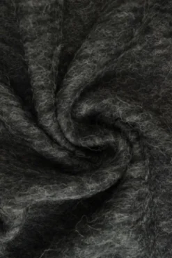 Mantelstof Deluxe - 65% Wol - Antracite