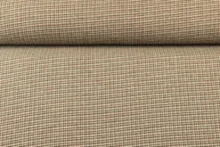 Mantelstof - Pied de Poule - Brown/Pink/Beige