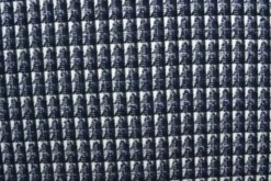 Mantelstof - Squares Lines in Black/Blue/White