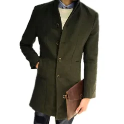 Mantelstof Wol - Navy