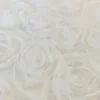 Mesh - Bridal Roses - Pure White