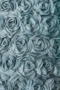 Mesh - Bridal Roses - Vintage Green