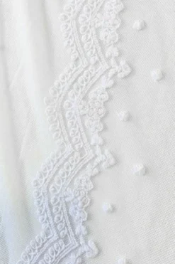 Mesh - Embroidery Bridal Vibes - White
