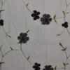 Mesh - Embroidery Floral - Black 14