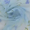 Mesh - Embroidery Floral - Blue 07