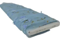 Mesh - Embroidery Floral - Blue 07