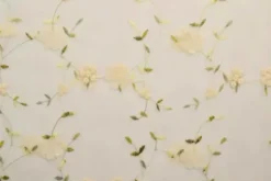 Mesh - Embroidery Floral - Champagne 09