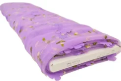 Mesh - Embroidery Floral - Dark Lilac 06