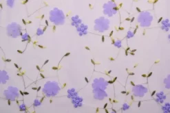 Mesh - Embroidery Floral - Lavender 08