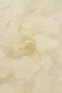 Mesh Flower - Champagne 22