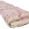Mesh - Pink Embroidery Floral on White - 04