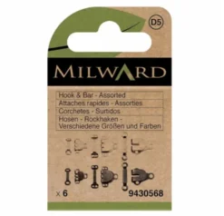 Milward - Broek- en rokhaken assortiment Zwart/Nikkel