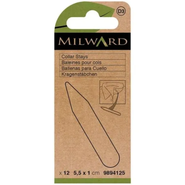 Milward - Kraagbaleinen Transparant - 12st