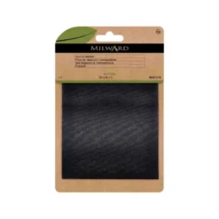 Milward - Reparatiedoek Opstrijkbaar 24x9cm - Black