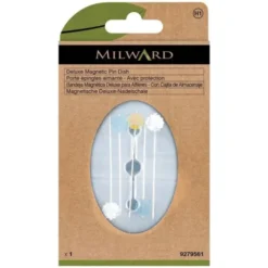 Milward - Speldenkussen magneet met deksel en opbergdoos - wit