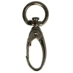 Musketonhaak - Dark Silver - 10mm