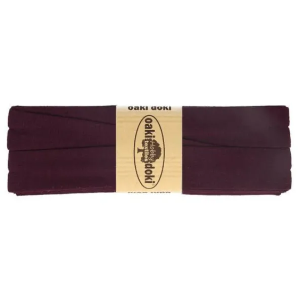 Oaki Doki Tricot Biaisband - Aubergine 815
