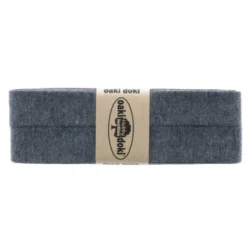 Oaki Doki Tricot Biaisband - Donker Grijs 062