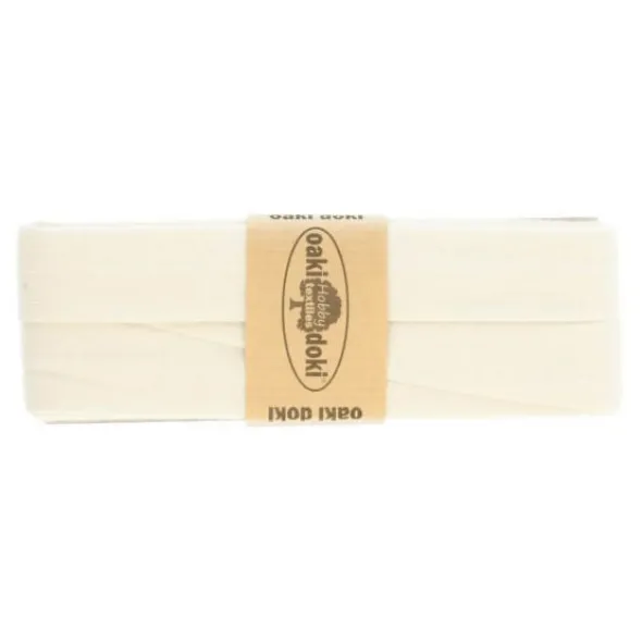Oaki Doki Tricot Biaisband - Gebroken Wit 320