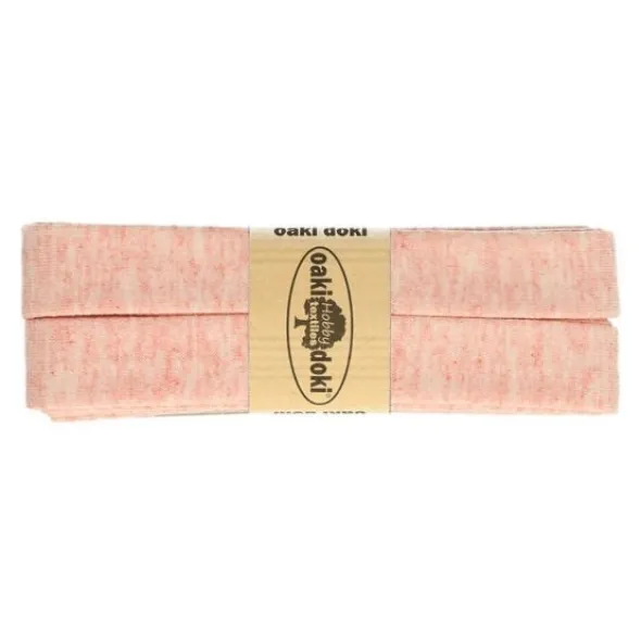 Oaki Doki Tricot Biaisband - Melange Zalm 061