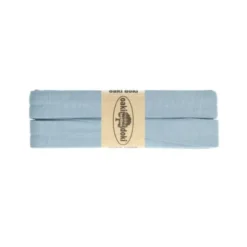 Oaki Doki Tricot Biaisband - Oud Licht Blauw 921