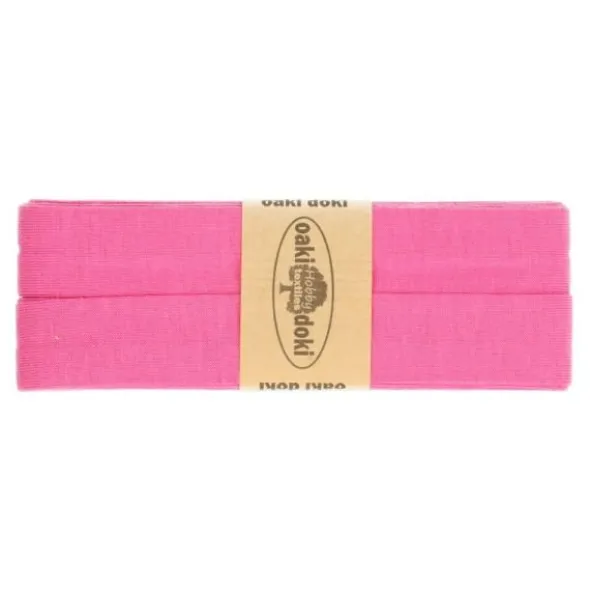 Oaki Doki Tricot Biaisband - Roze 017