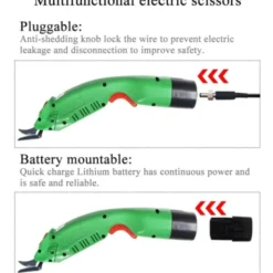 Oplaadbare Elektrische Stofschaar - Green WBT2